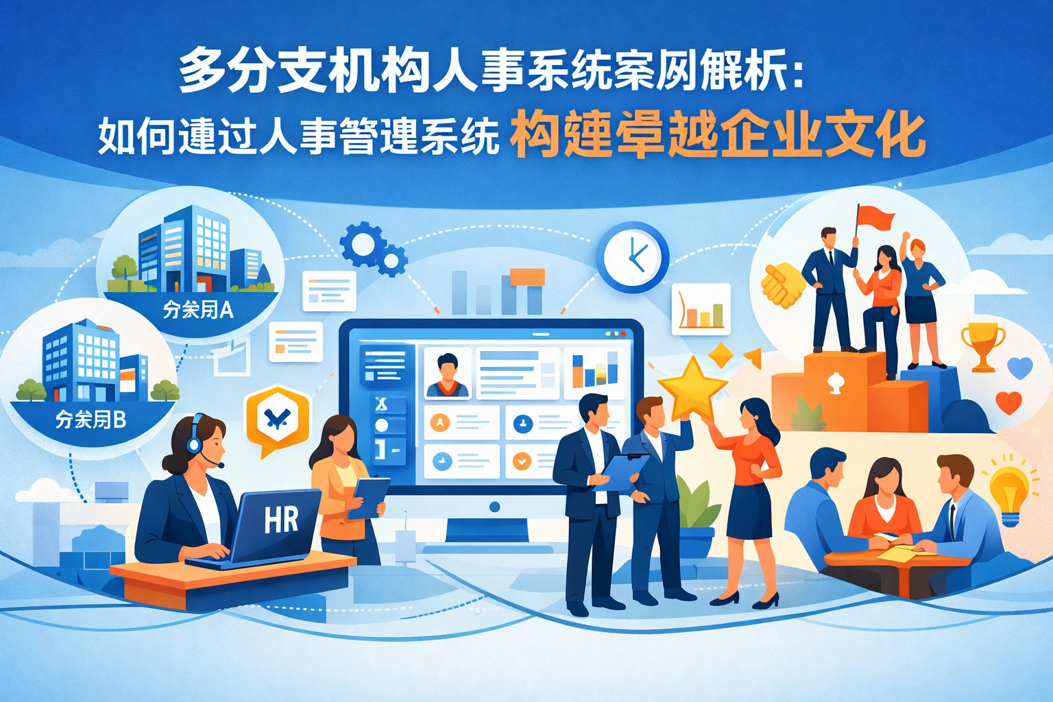 多分支机构人事系统案例解析:如何通过人事管理系统构建卓越企业文化