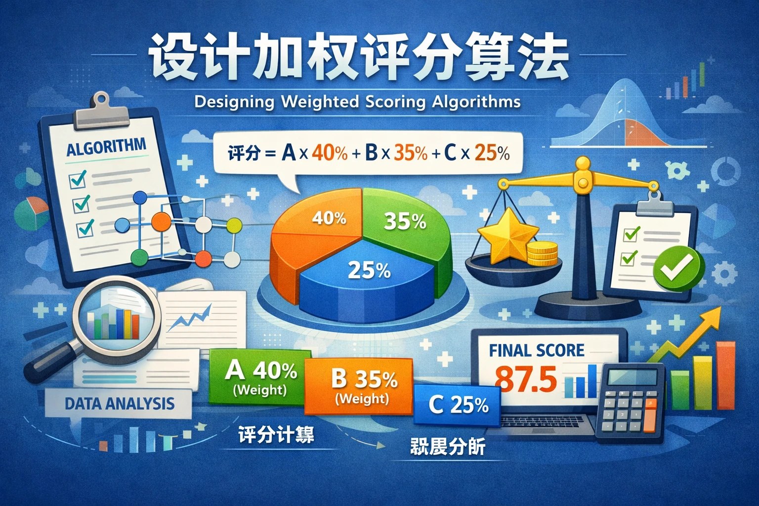 设计加权评分算法