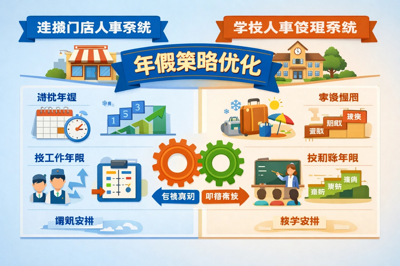 连锁门店人事系统与学校人事管理系统中的年假策略优化