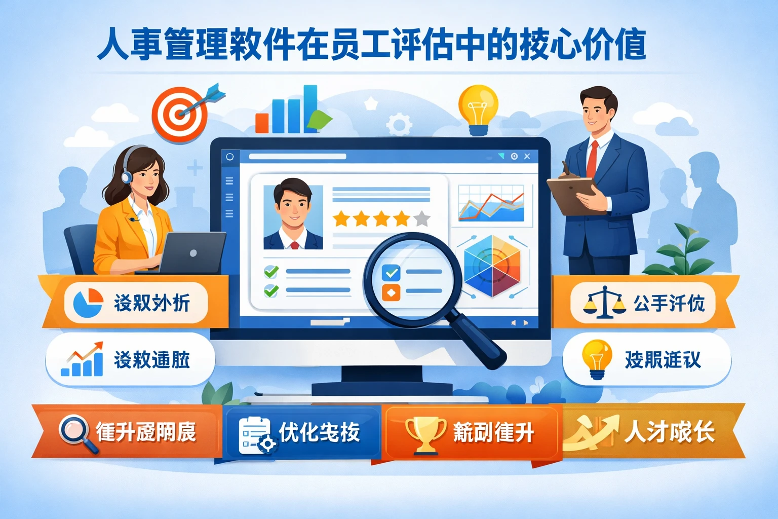人事管理软件在员工评估中的核心价值