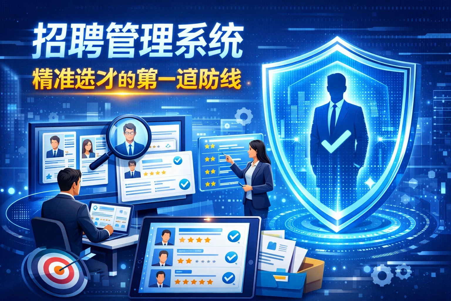 招聘管理系统:精准选才的第一道防线
