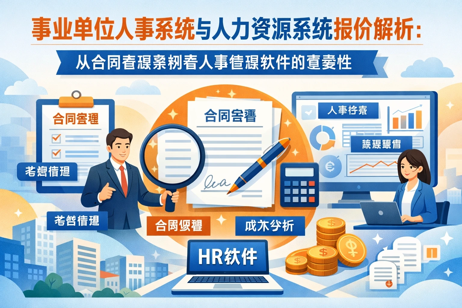 事业单位人事系统与人力资源系统报价解析:从合同管理案例看人事管理软件的重要性