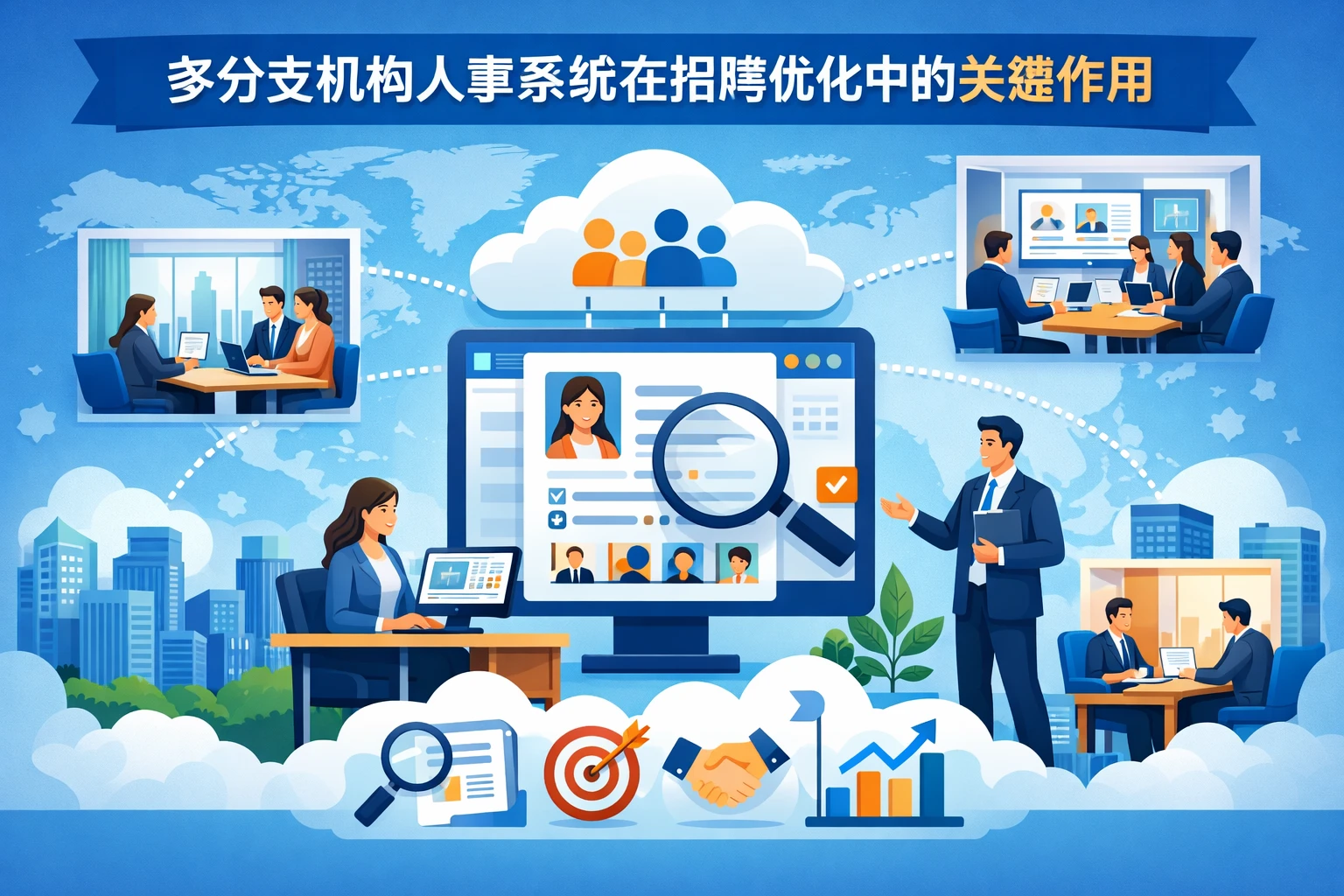 多分支机构人事系统在招聘优化中的关键作用