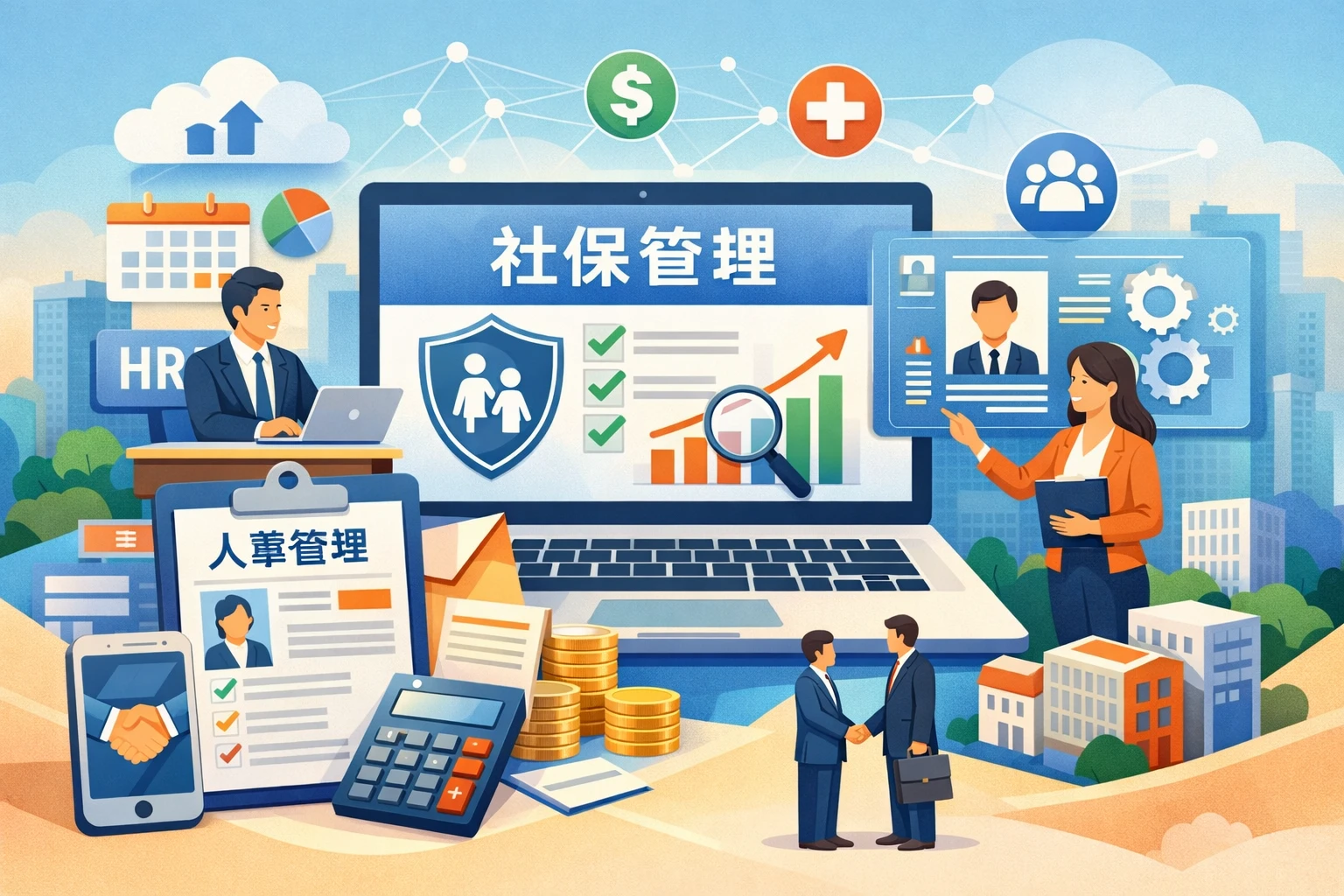 优化企业社保管理:人力资源软件与人事系统解决方案的关键作用