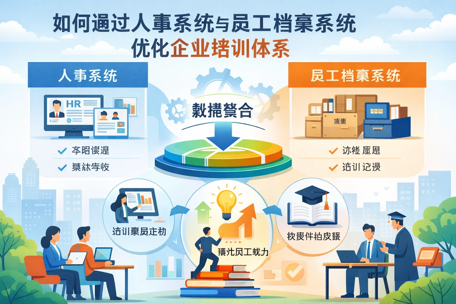 如何通过人事系统与员工档案系统优化企业培训体系