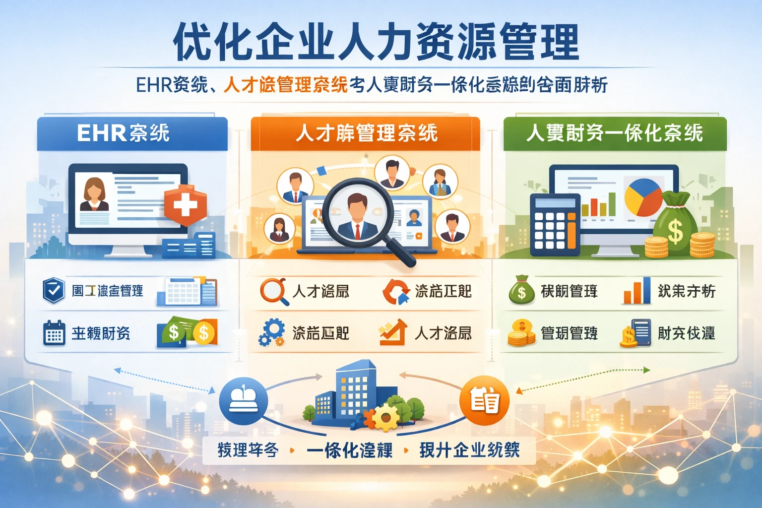 优化企业人力资源管理：EHR系统、人才库管理系统与人事财务一体化系统的全面解析