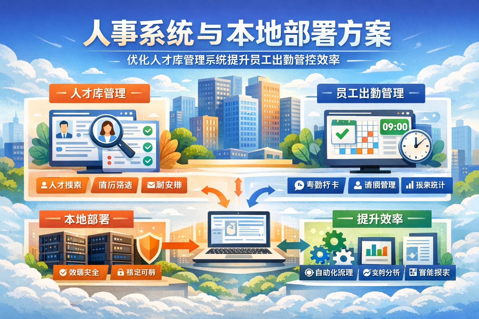 人事系统与本地部署方案：优化人才库管理系统提升员工出勤管控效率