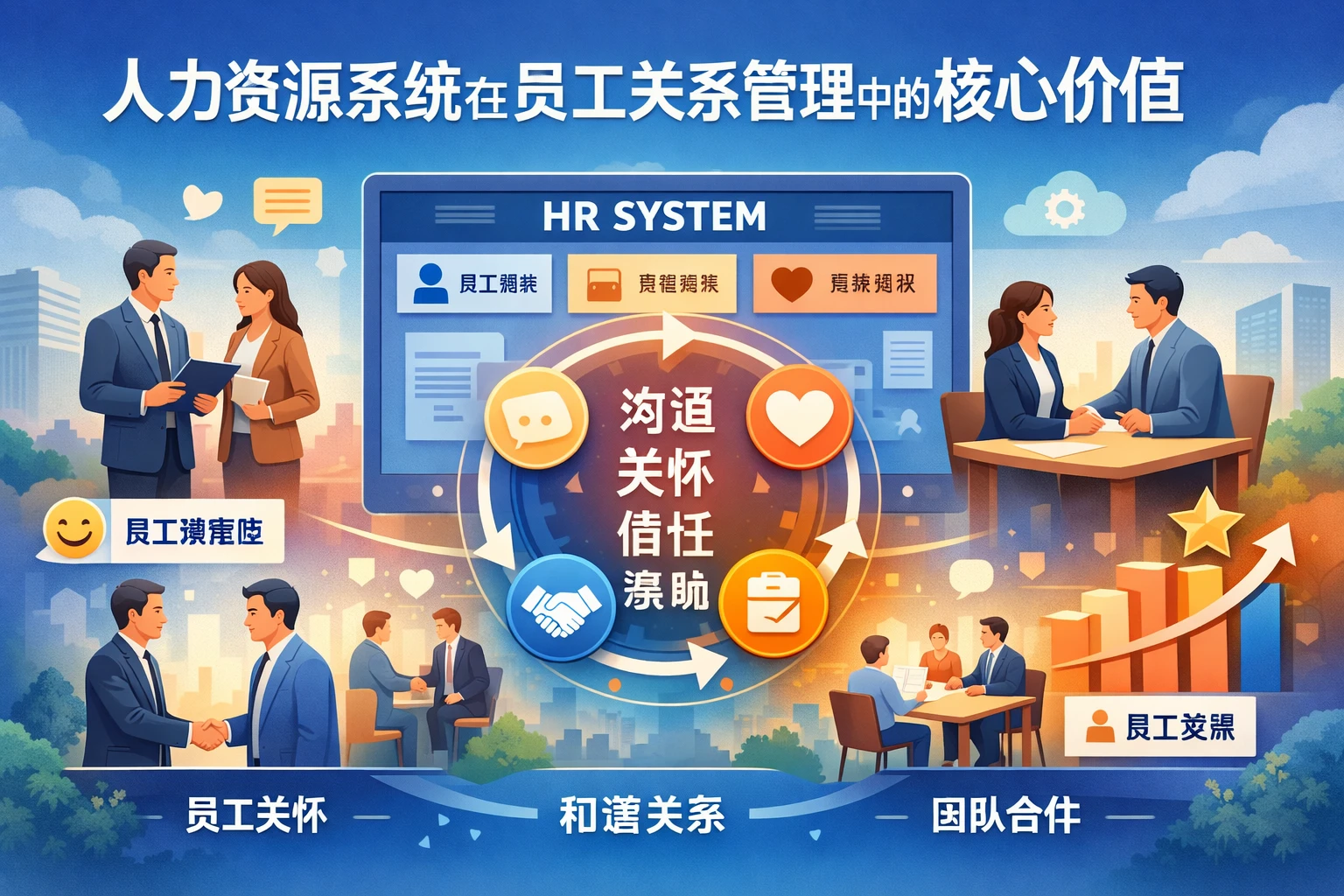 人力资源系统在员工关系管理中的核心价值