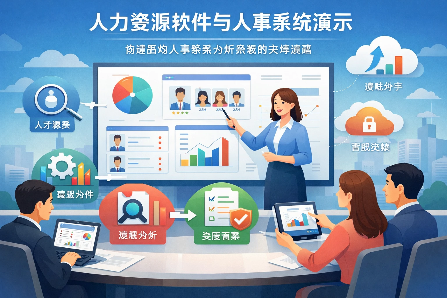 人力资源软件与人事系统演示：构建高效人事数据分析系统的关键策略
