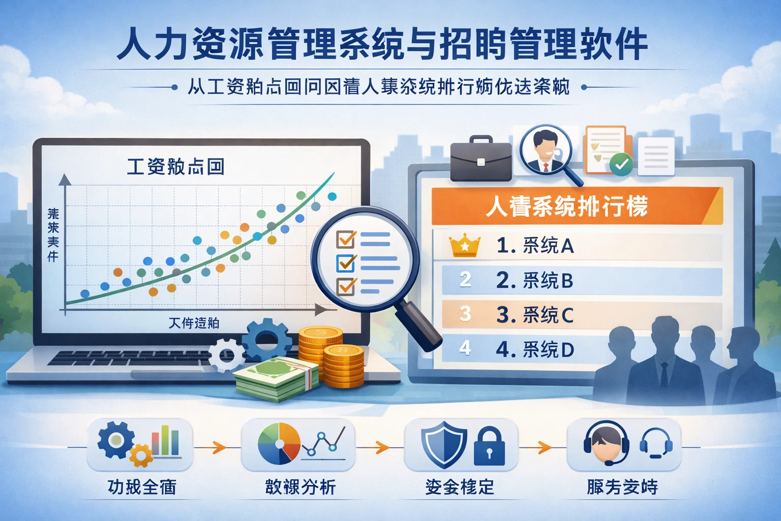 人力资源管理系统与招聘管理软件：从工资散点图问题看人事系统排行榜优选策略