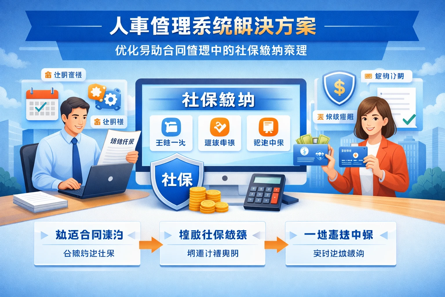 人事管理系统解决方案：优化劳动合同管理中的社保缴纳难题