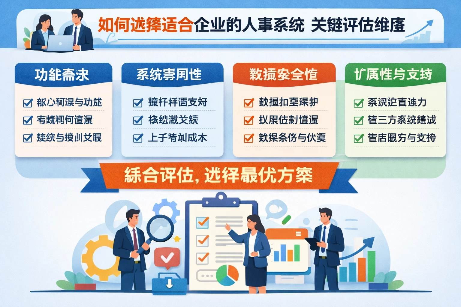 如何选择适合企业的人事系统：关键评估维度