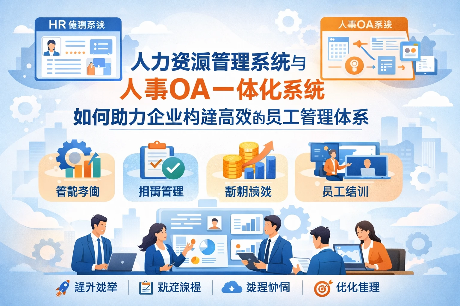 人力资源管理系统与人事OA一体化系统如何助力企业构建高效的员工管理体系