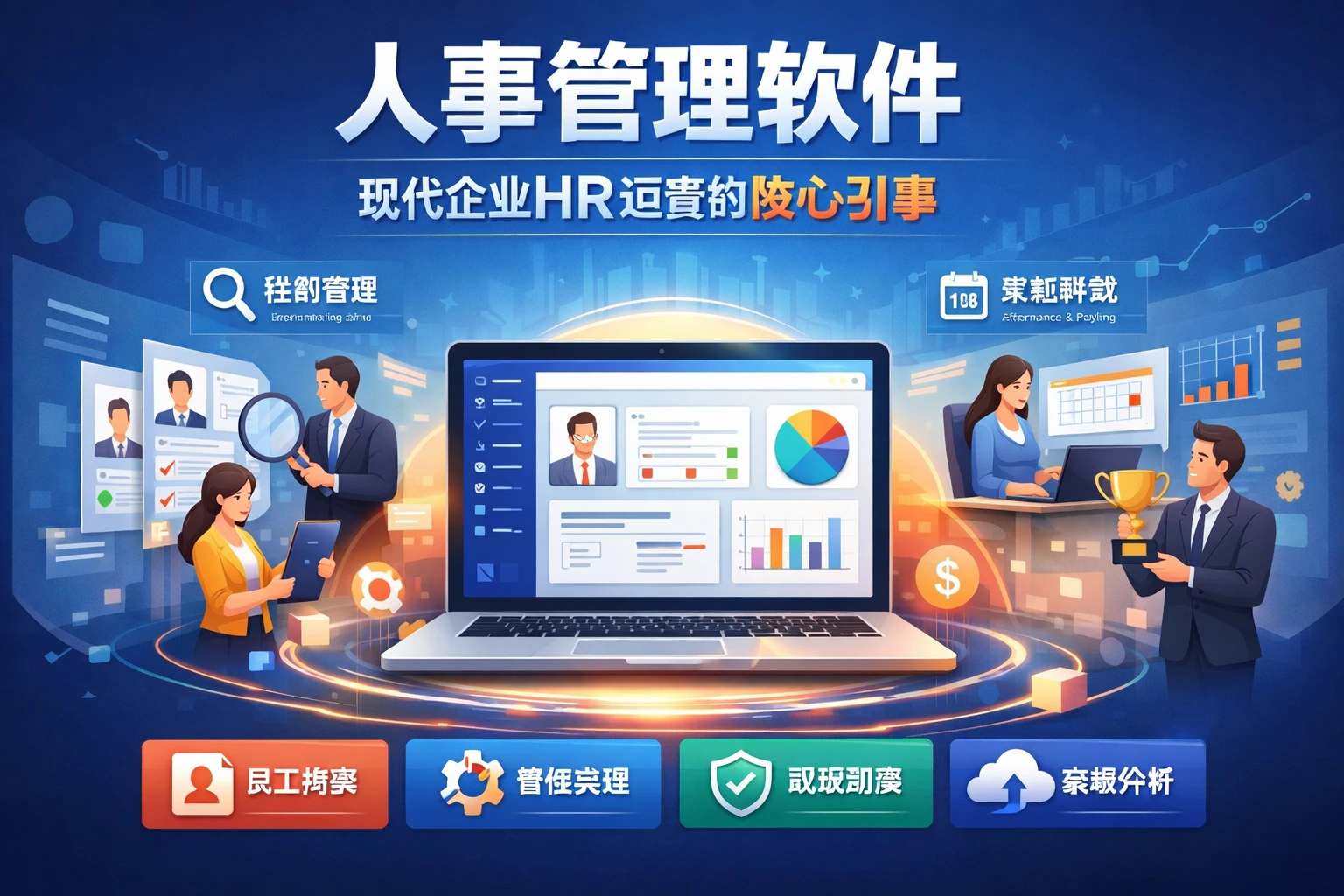 人事管理软件：现代企业HR运营的核心引擎