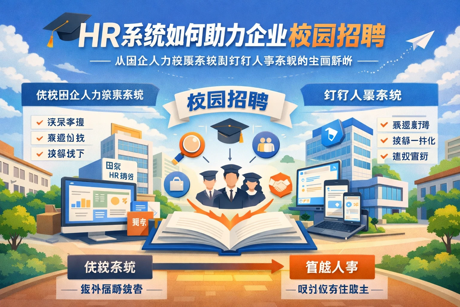 HR系统如何助力企业校园招聘——从国企人力资源系统到钉钉人事系统的全面解析