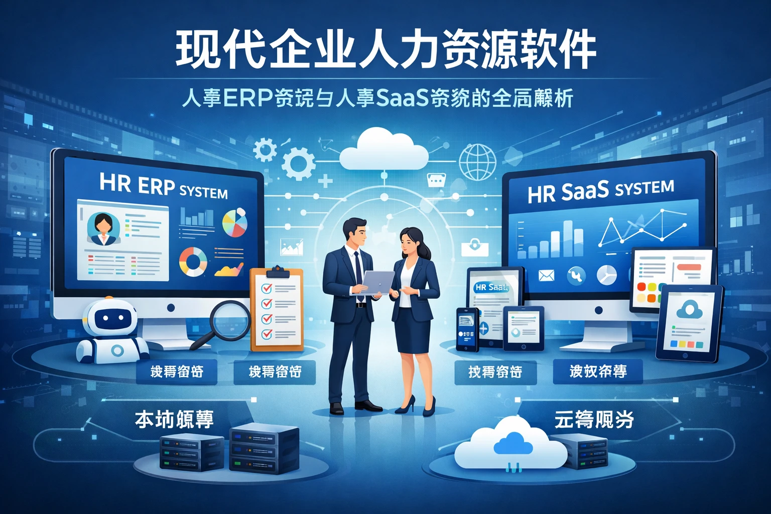 现代企业人力资源软件：人事ERP系统与人事SaaS系统的全面解析