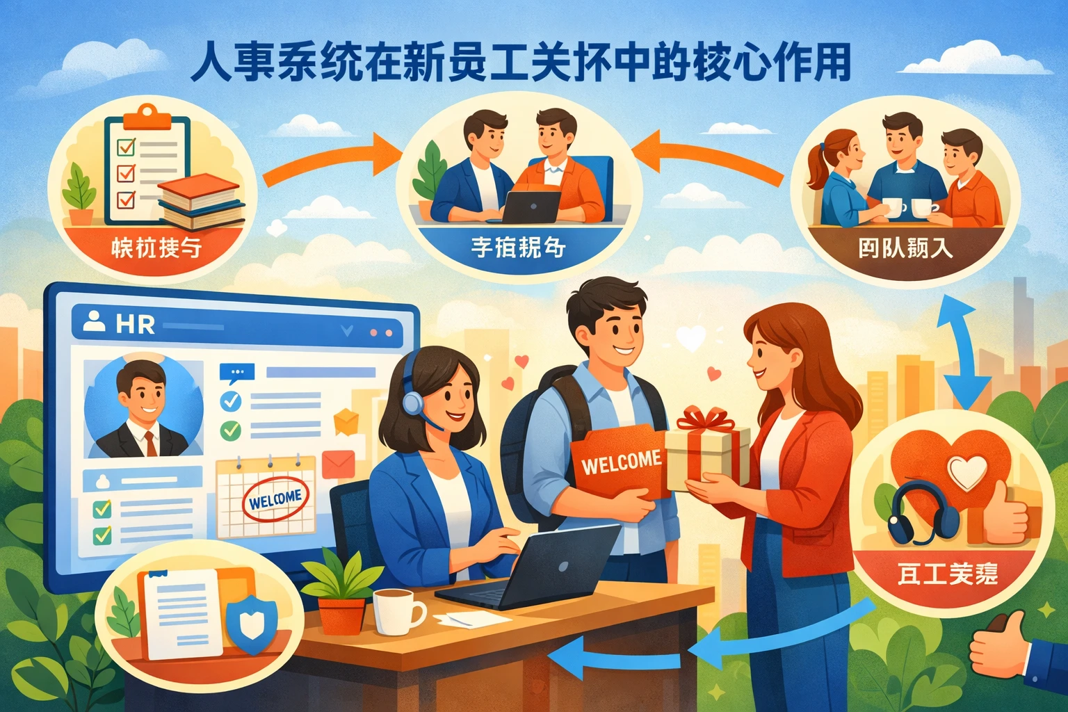 人事系统在新员工关怀中的核心作用