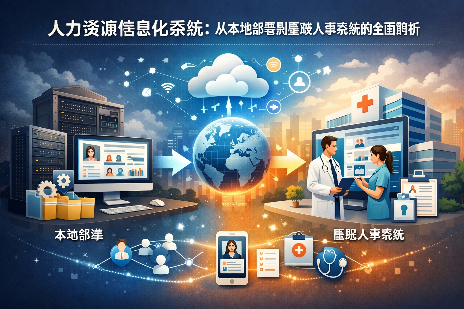 人力资源信息化系统：从本地部署到医院人事系统的全面解析