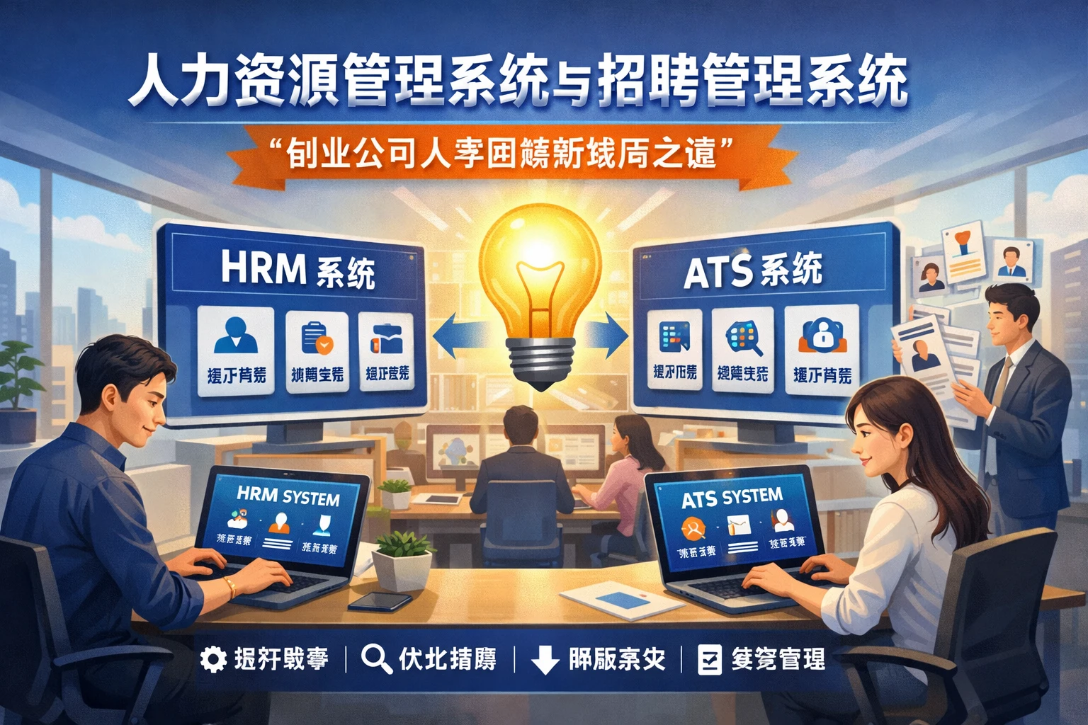 人力资源管理系统与招聘管理系统：创业公司人事困境的破局之道