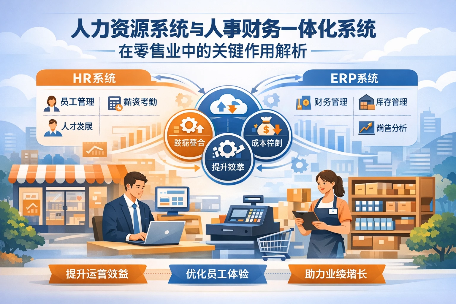 人力资源系统与人事财务一体化系统在零售业中的关键作用解析