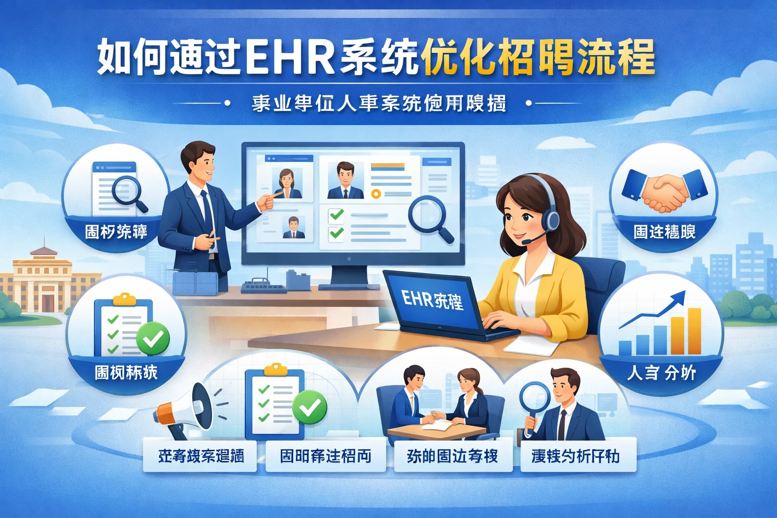 如何通过ehr系统优化招聘流程:事业单位人事系统使用教程