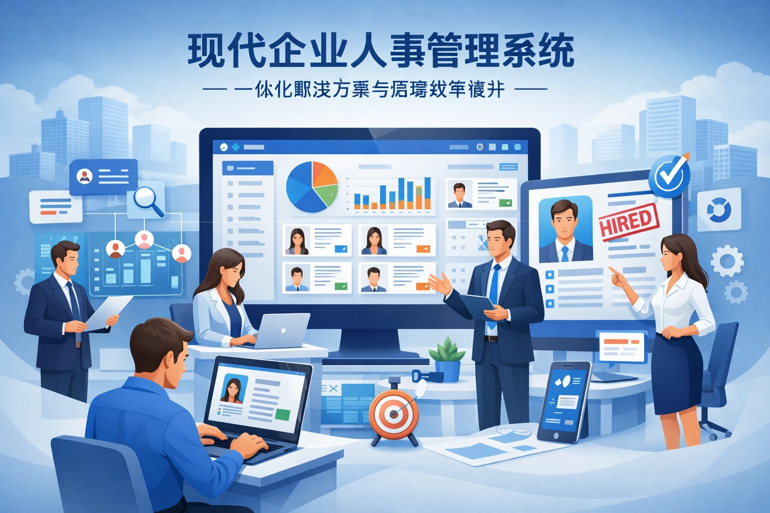 现代企业人事管理系统：一体化解决方案与招聘效率提升