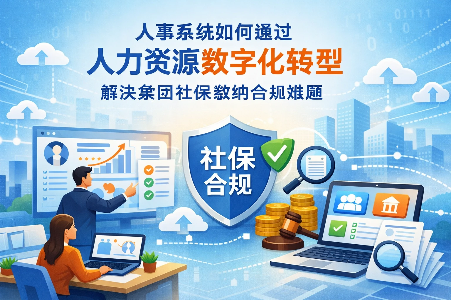人事系统如何通过人力资源数字化转型解决集团社保缴纳合规难题