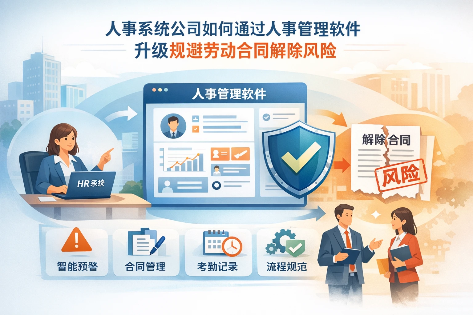 人事系统公司如何通过人事管理软件升级规避劳动合同解除风险