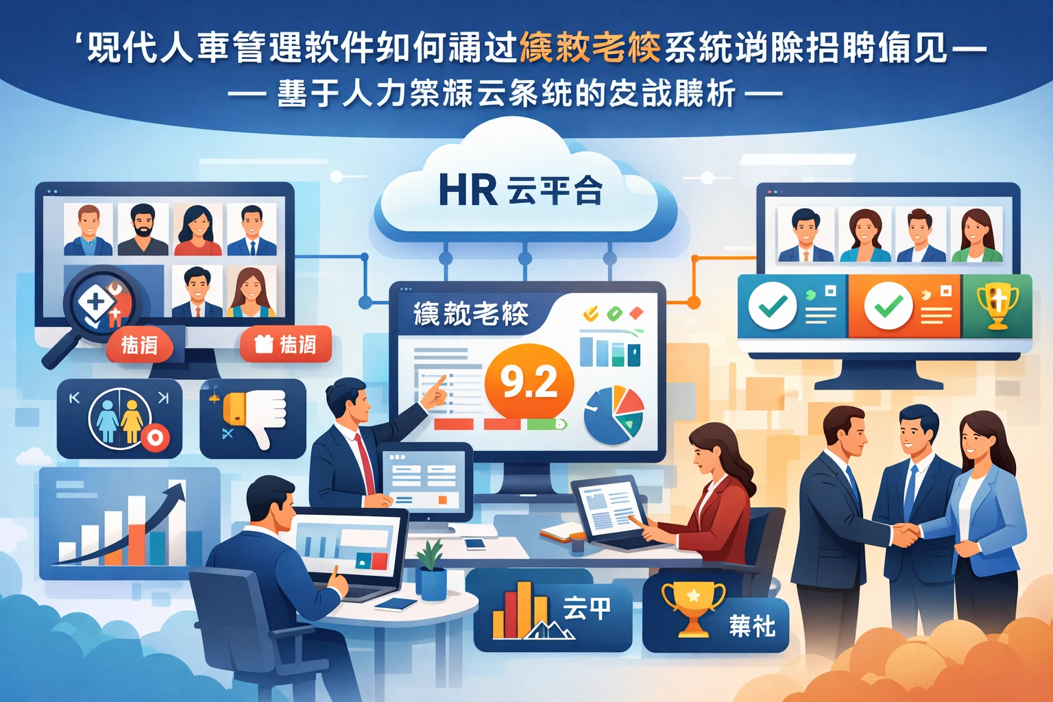 现代人事管理软件如何通过绩效考核系统消除招聘偏见——基于人力资源云系统的实战解析