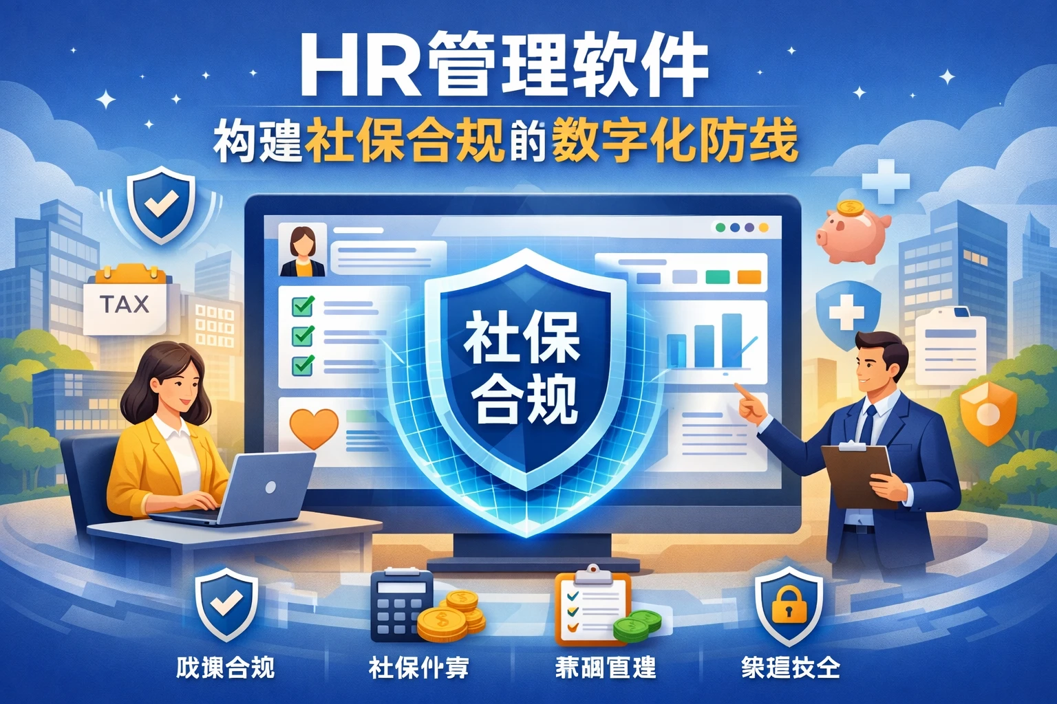 HR管理软件：构建社保合规的数字化防线