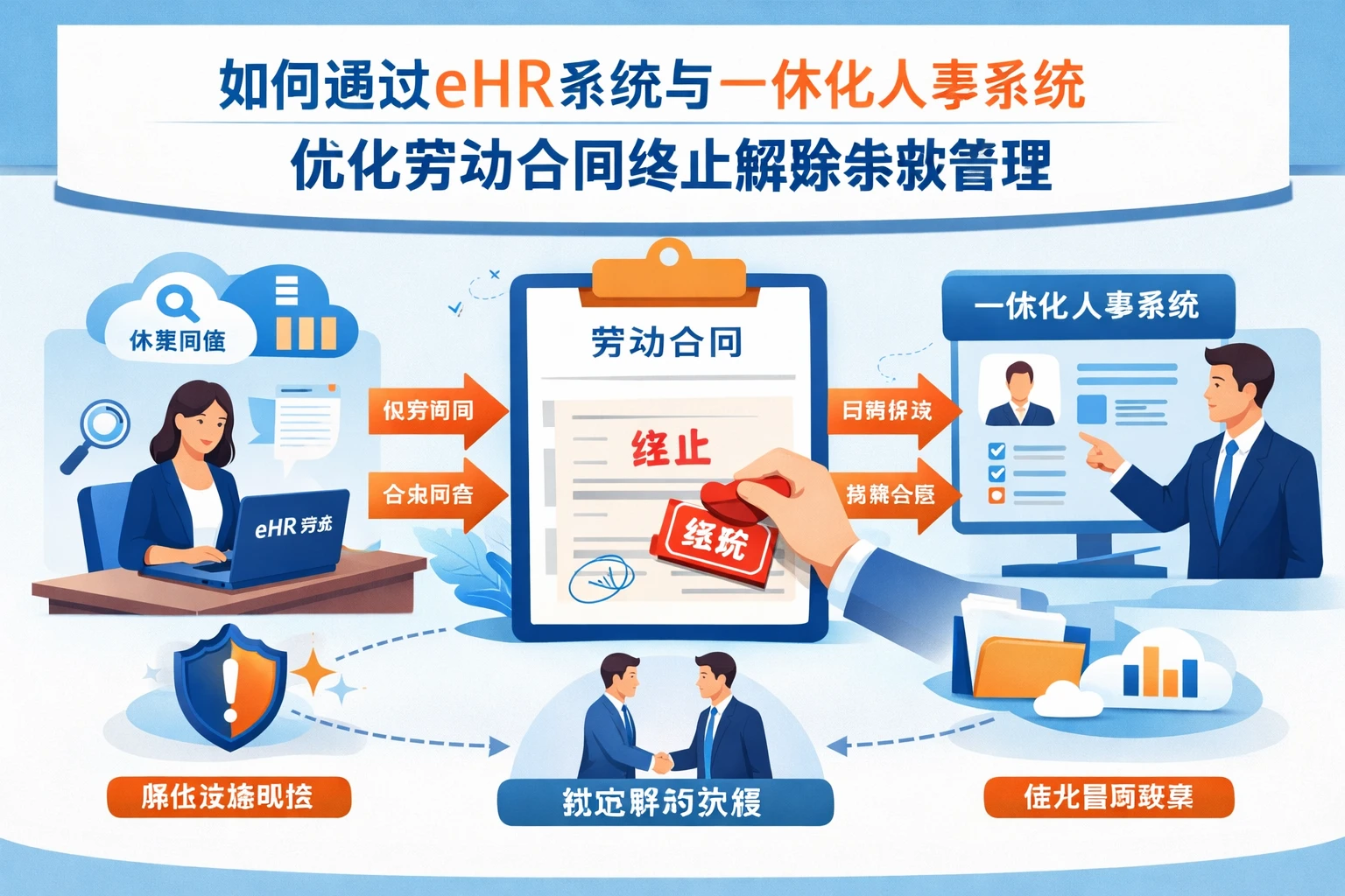 如何通过eHR系统与一体化人事系统优化劳动合同终止解除条款管理