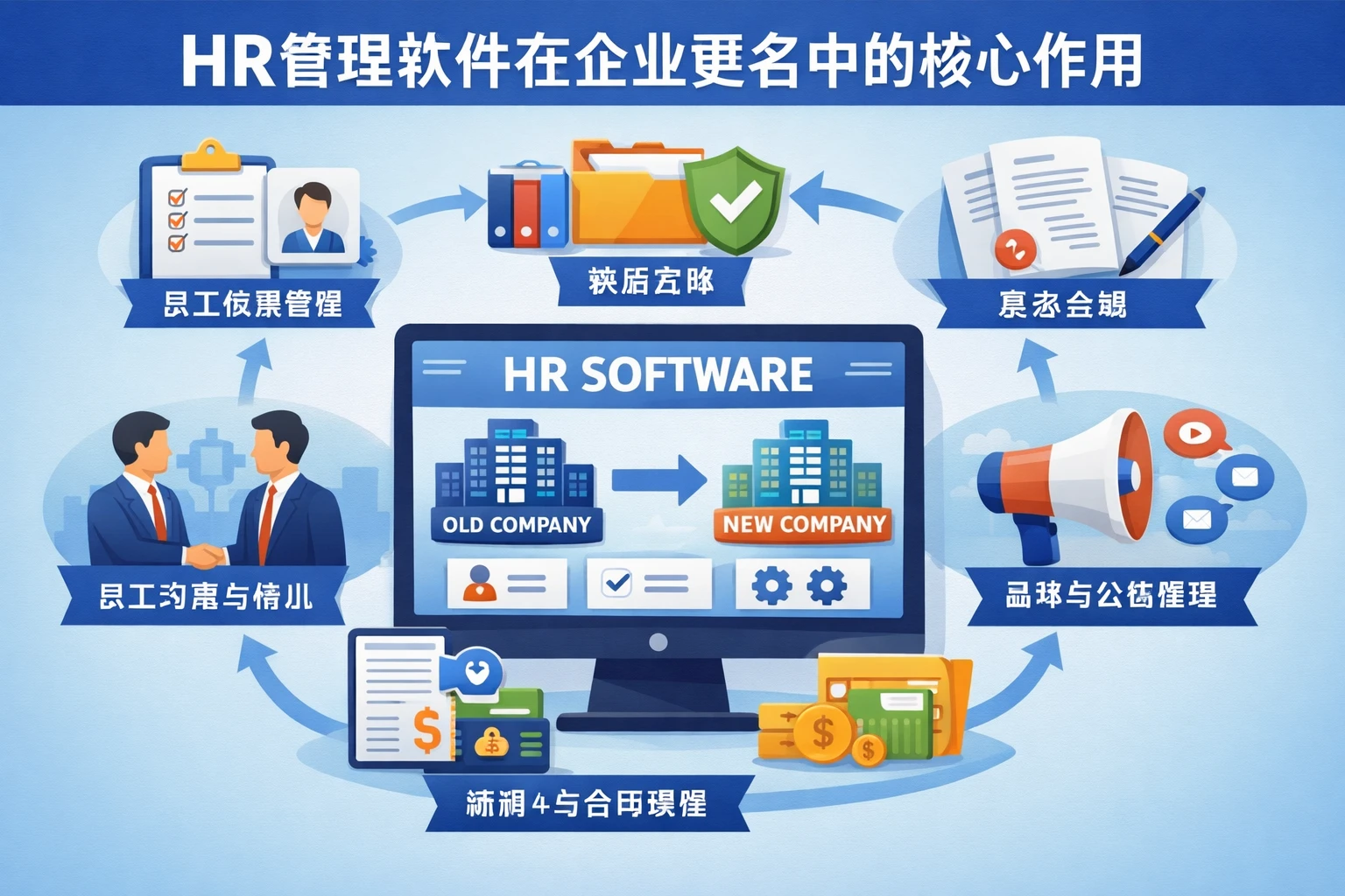 HR管理软件在企业更名中的核心作用