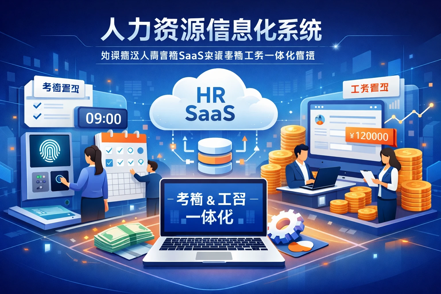 人力资源信息化系统如何通过人事管理SaaS实现考勤工资一体化管理