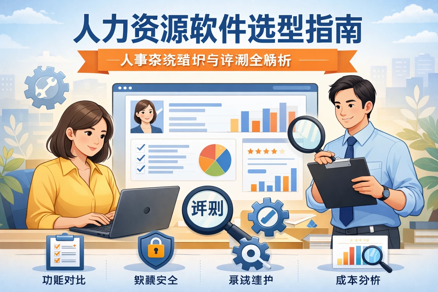 人力资源软件选型指南：人事系统维护与评测全解析