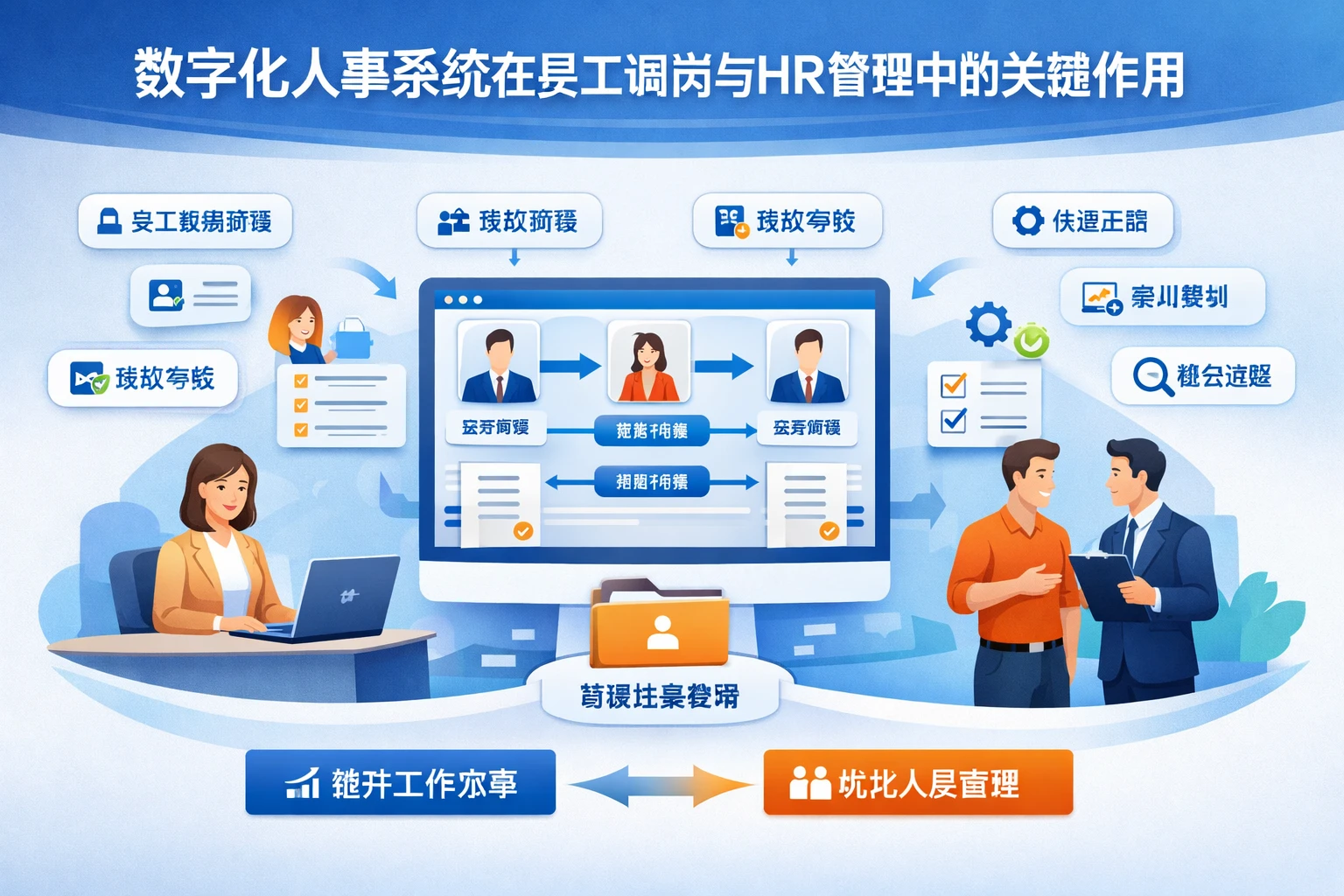数字化人事系统在员工调岗与HR管理中的关键作用