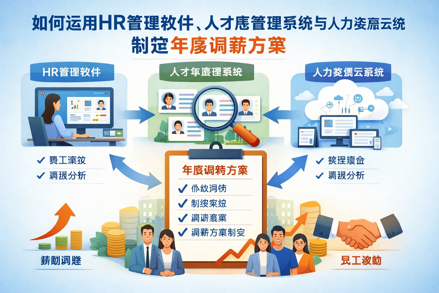 如何运用HR管理软件、人才库管理系统与人力资源云系统制定年度调薪方案
