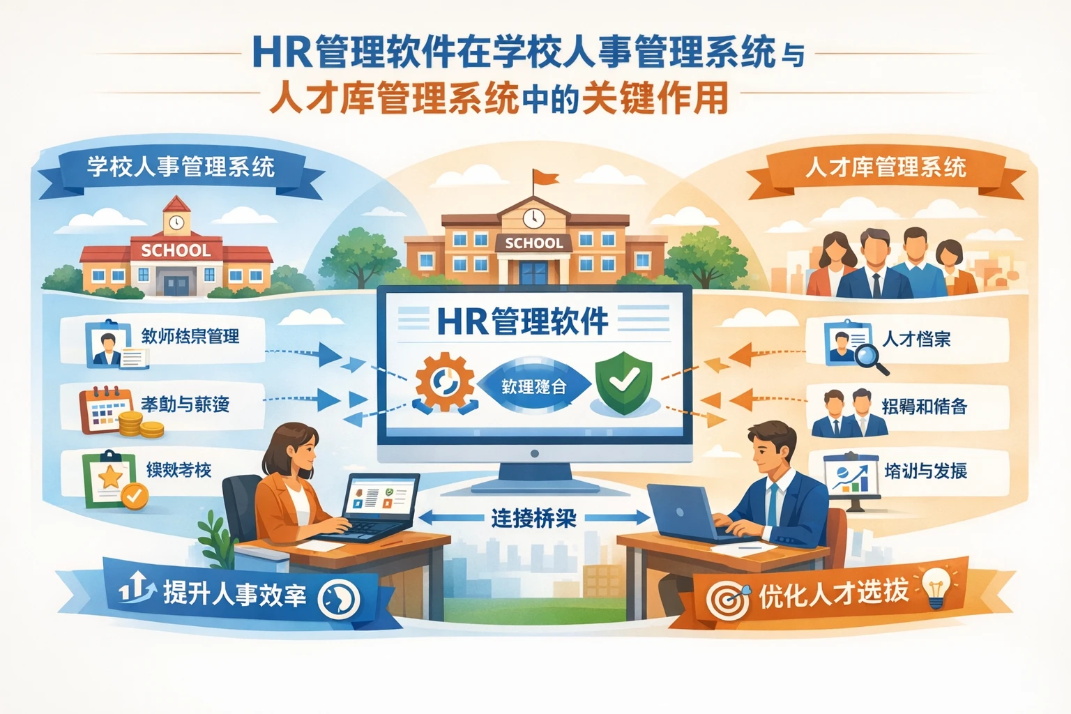 HR管理软件在学校人事管理系统与人才库管理系统中的关键作用