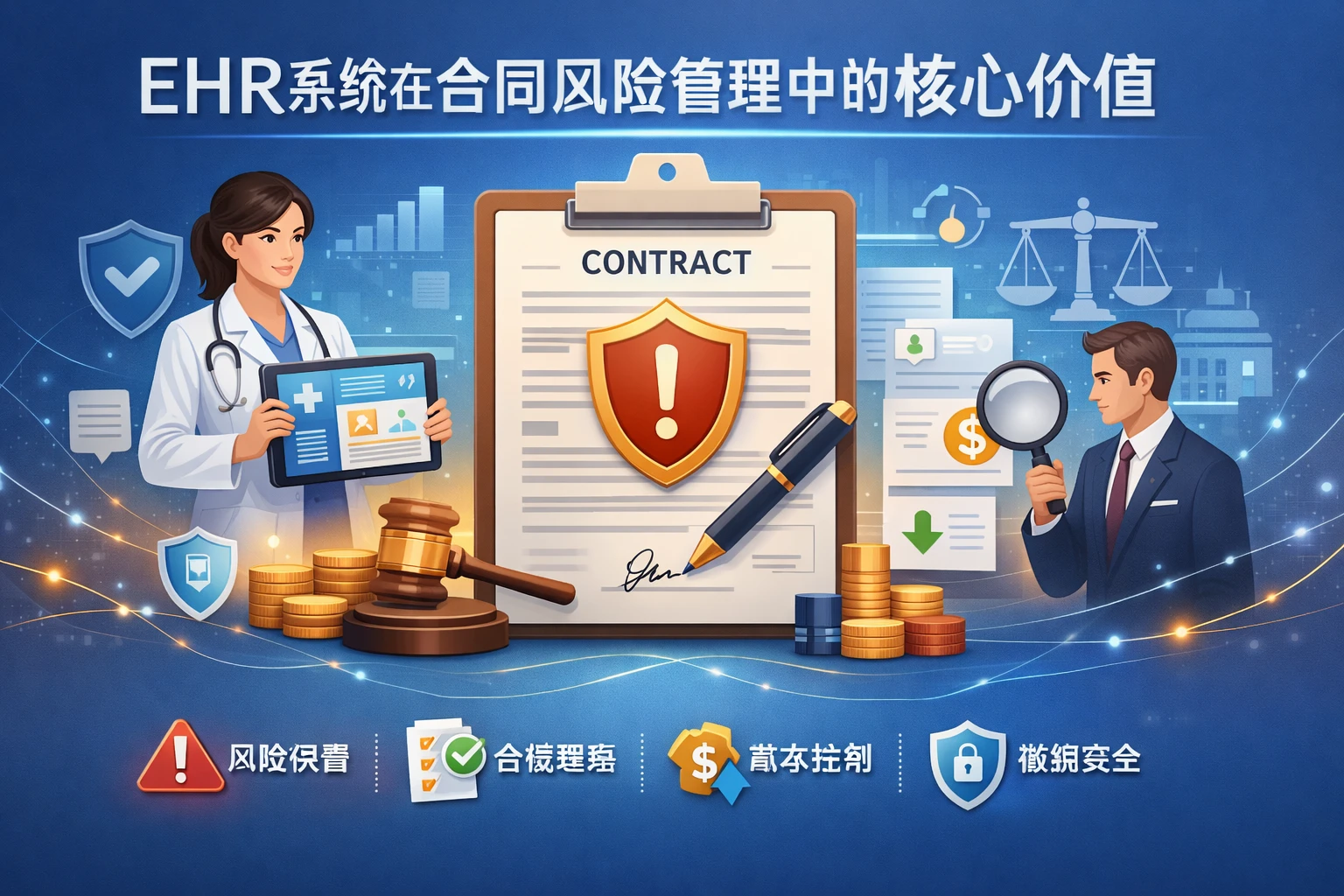 EHR系统在合同风险管理中的核心价值