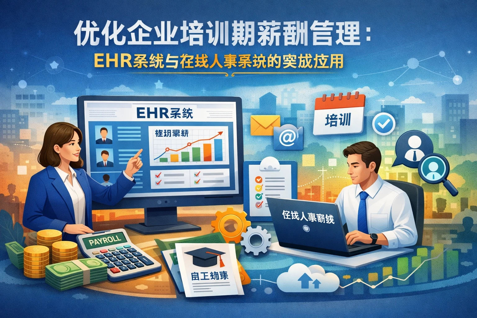 优化企业培训期薪酬管理：EHR系统与在线人事系统的实战应用