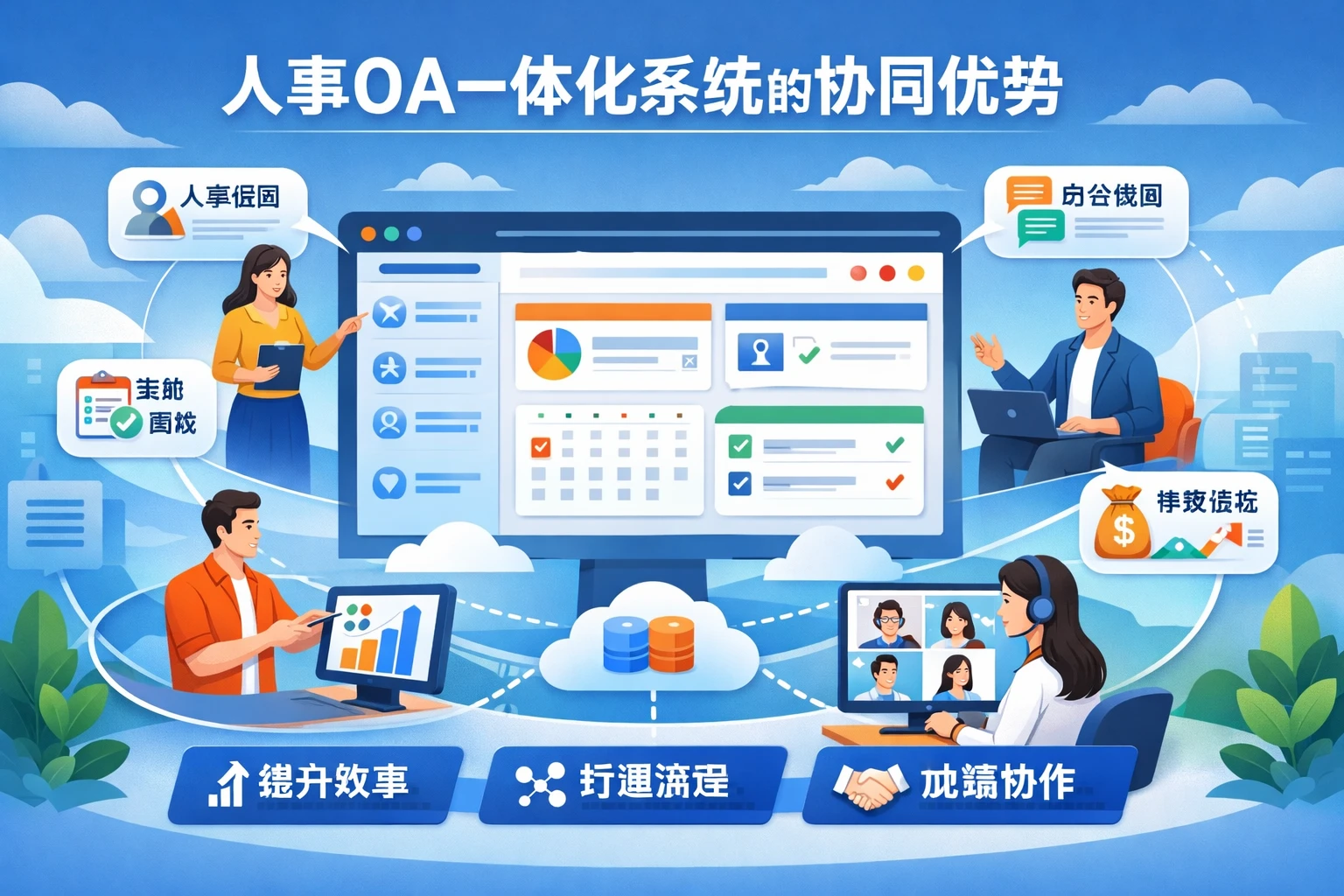 人事OA一体化系统的协同优势