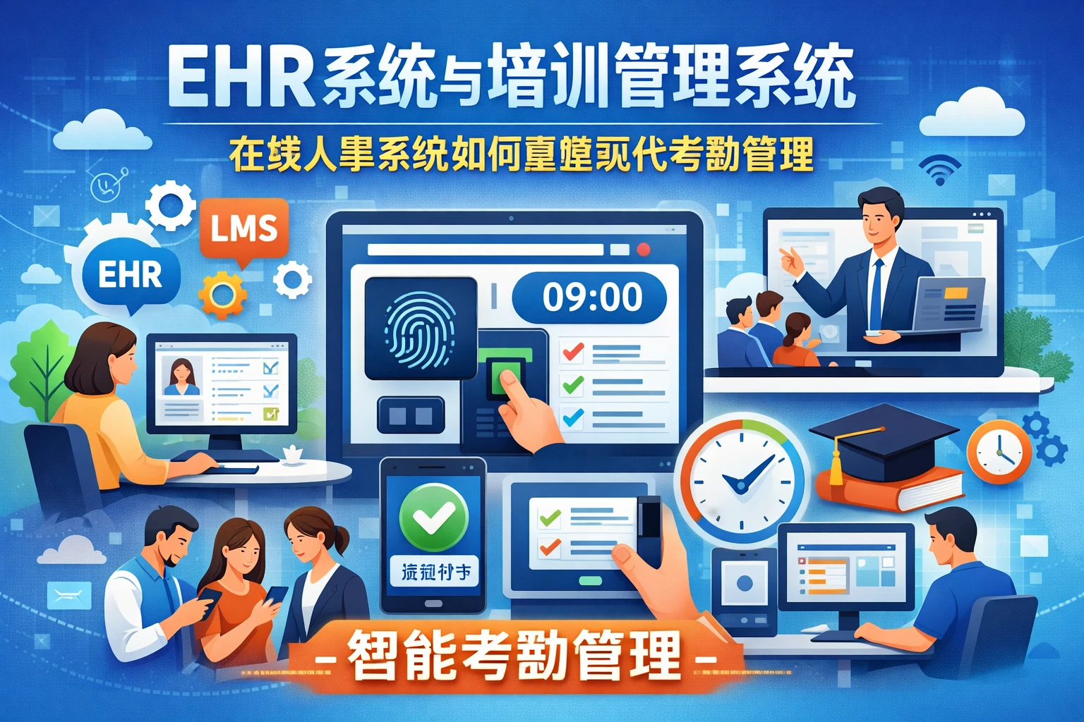 EHR系统与培训管理系统：在线人事系统如何重塑现代考勤管理