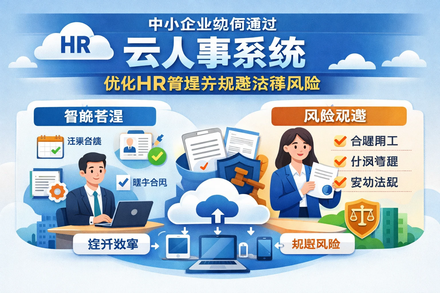 中小企业如何通过云人事系统优化HR管理并规避法律风险