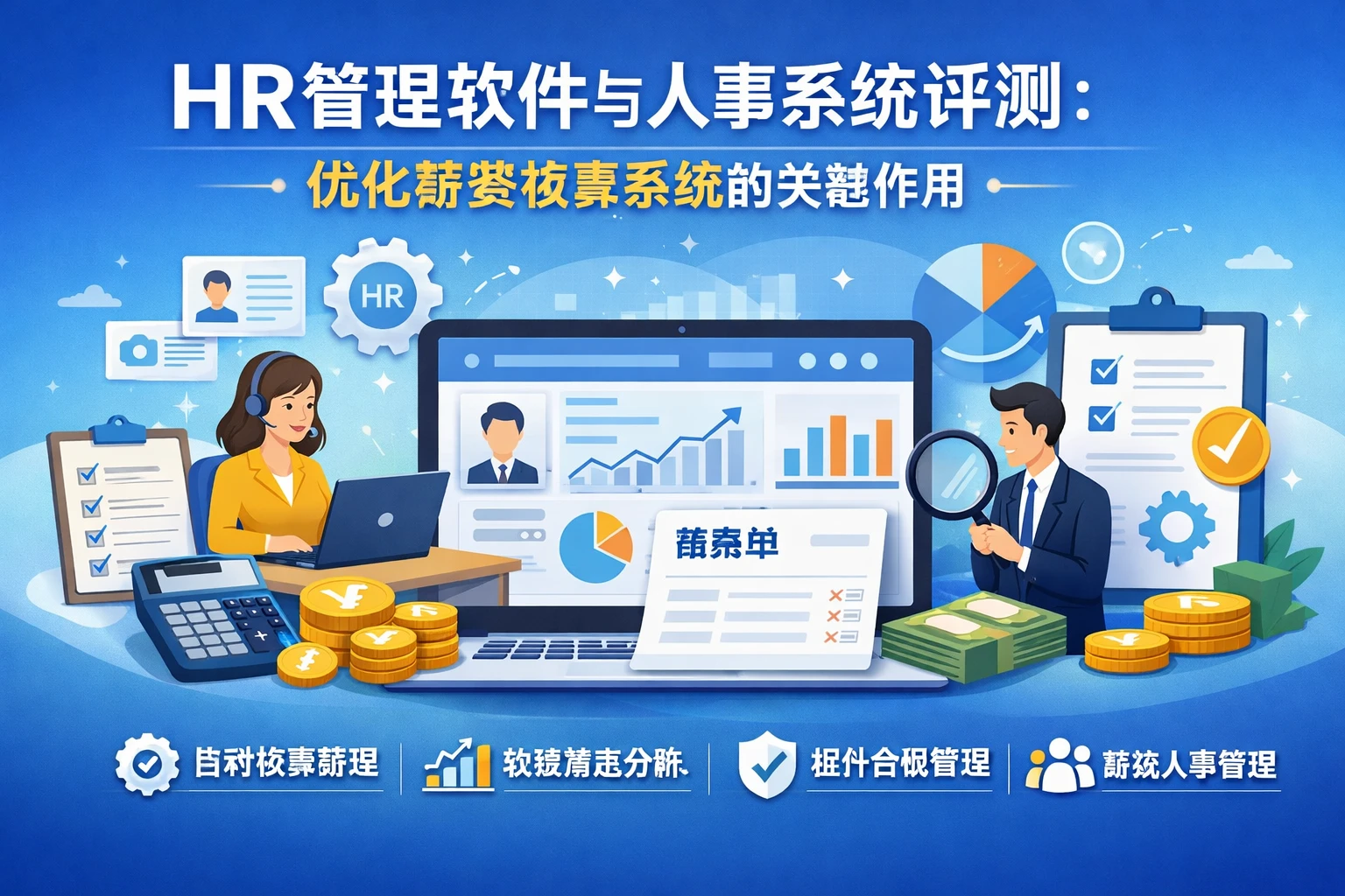 HR管理软件与人事系统评测：优化薪资核算系统的关键作用