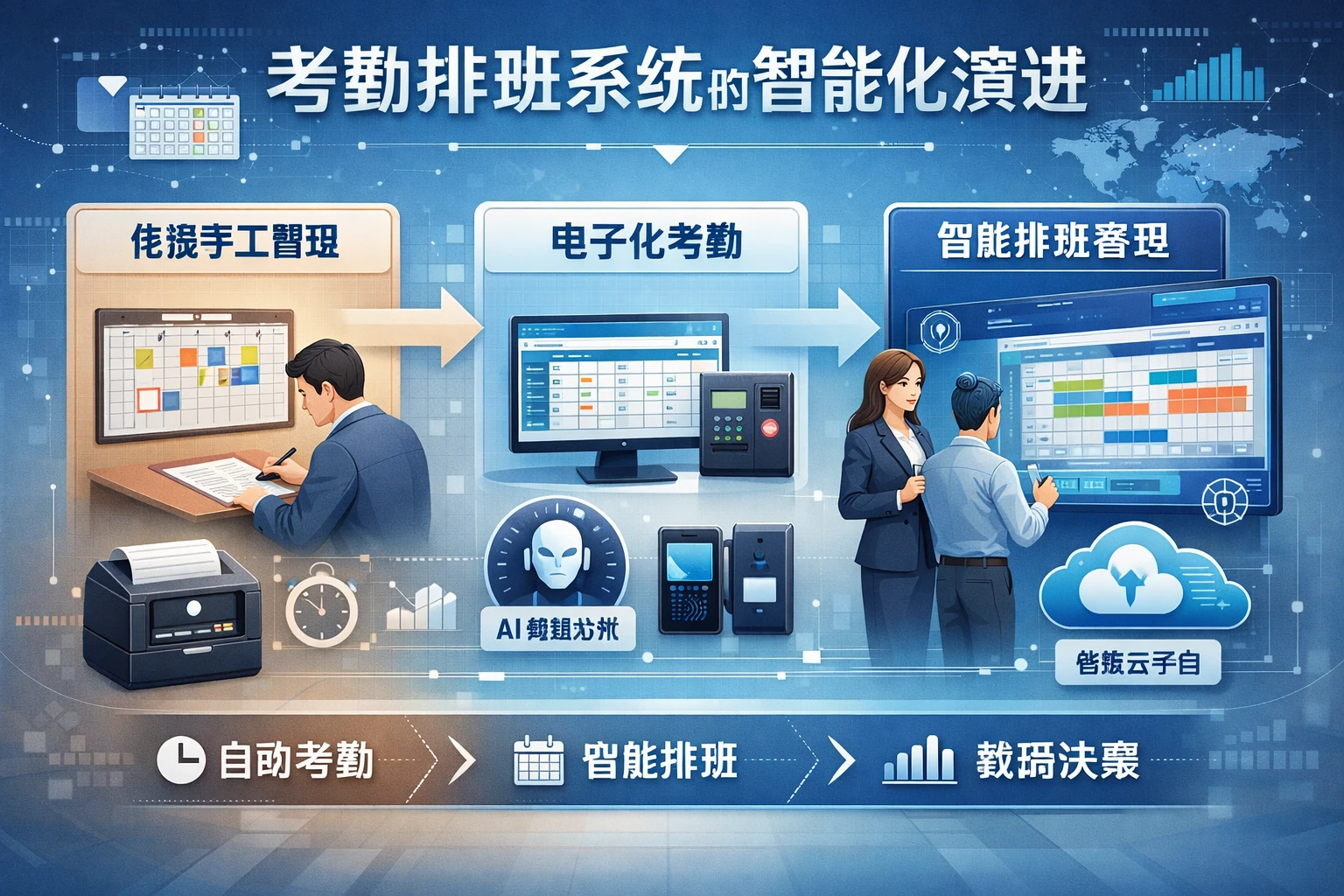 考勤排班系统的智能化演进