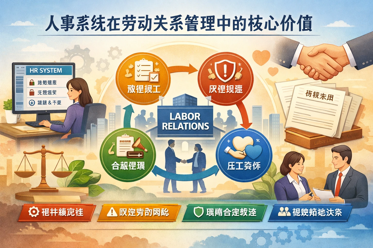 人事系统在劳动关系管理中的核心价值