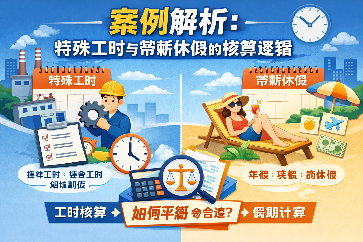 案例解析：特殊工时与带薪休假的核算逻辑