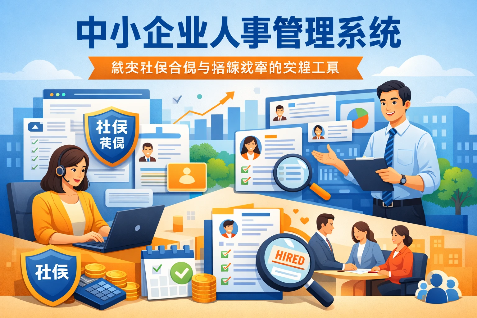 中小企业人事管理系统：解决社保合规与招聘效率的关键工具