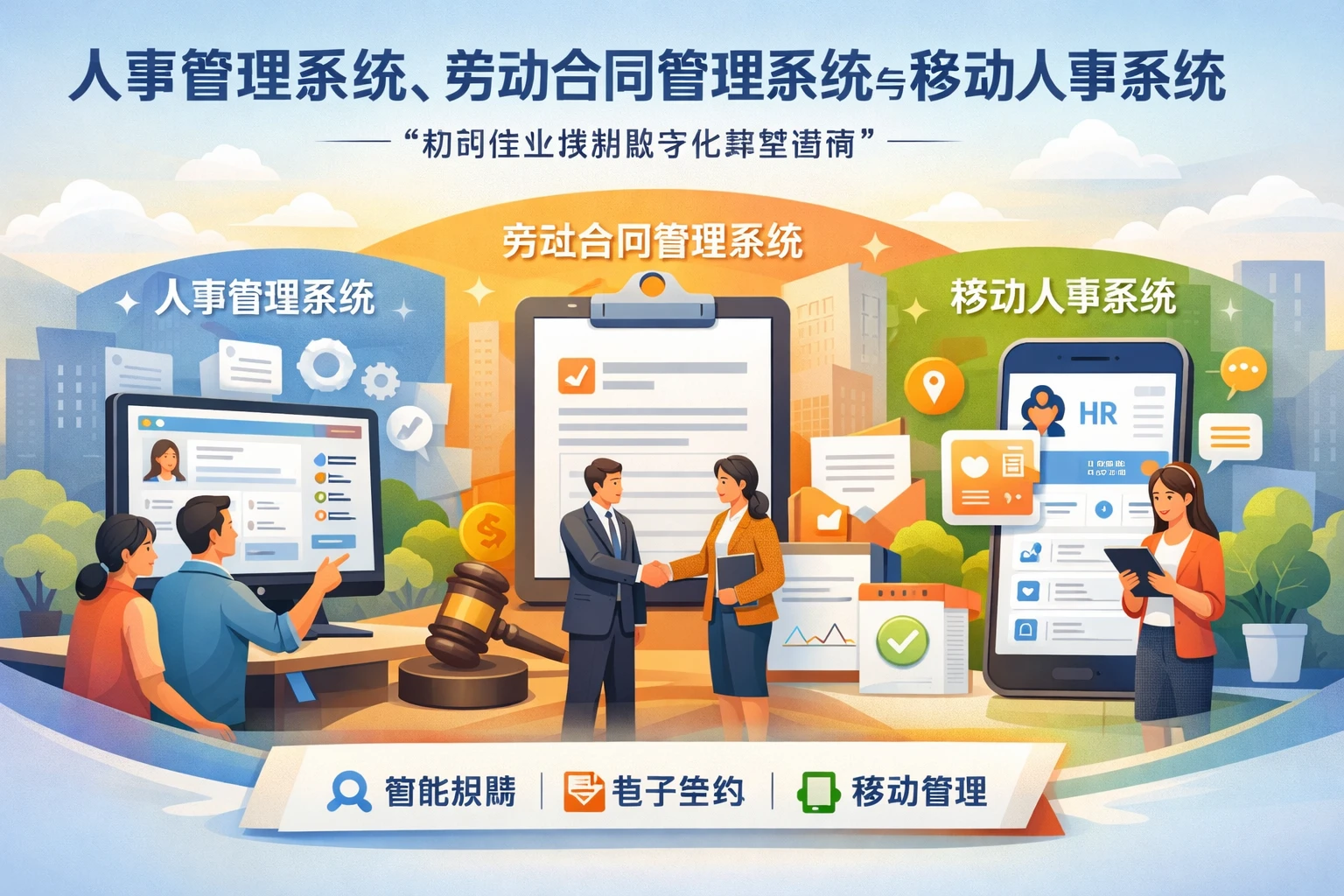 人事管理系统、劳动合同管理系统与移动人事系统：初创企业校招数字化转型指南