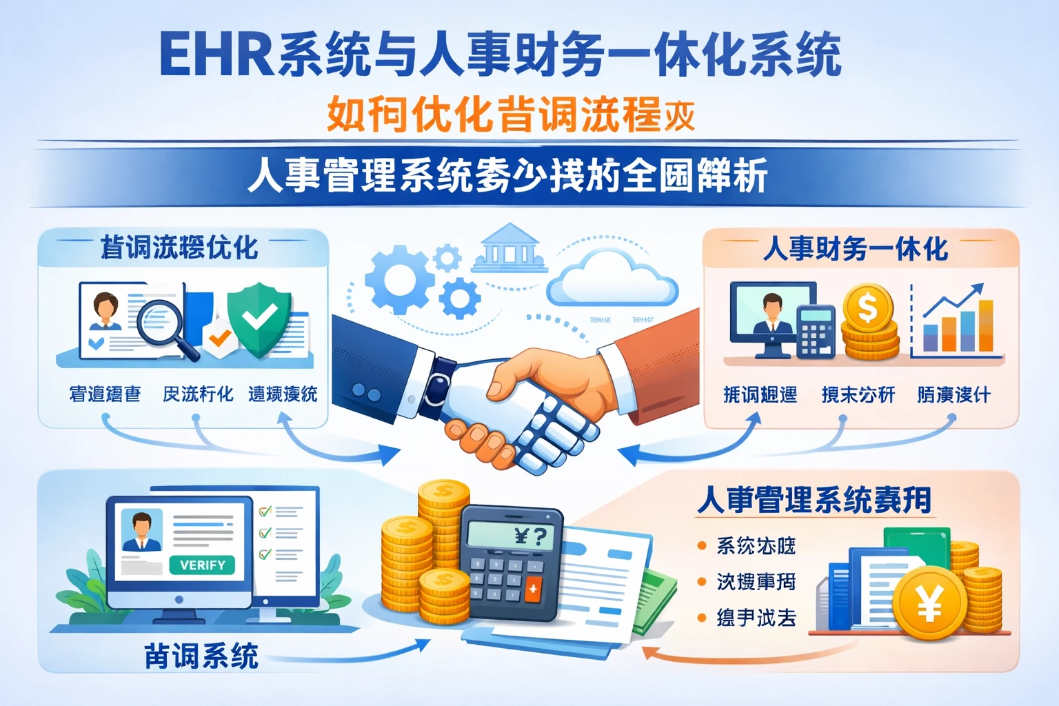 EHR系统与人事财务一体化系统如何优化背调流程及人事管理系统多少钱的全面解析