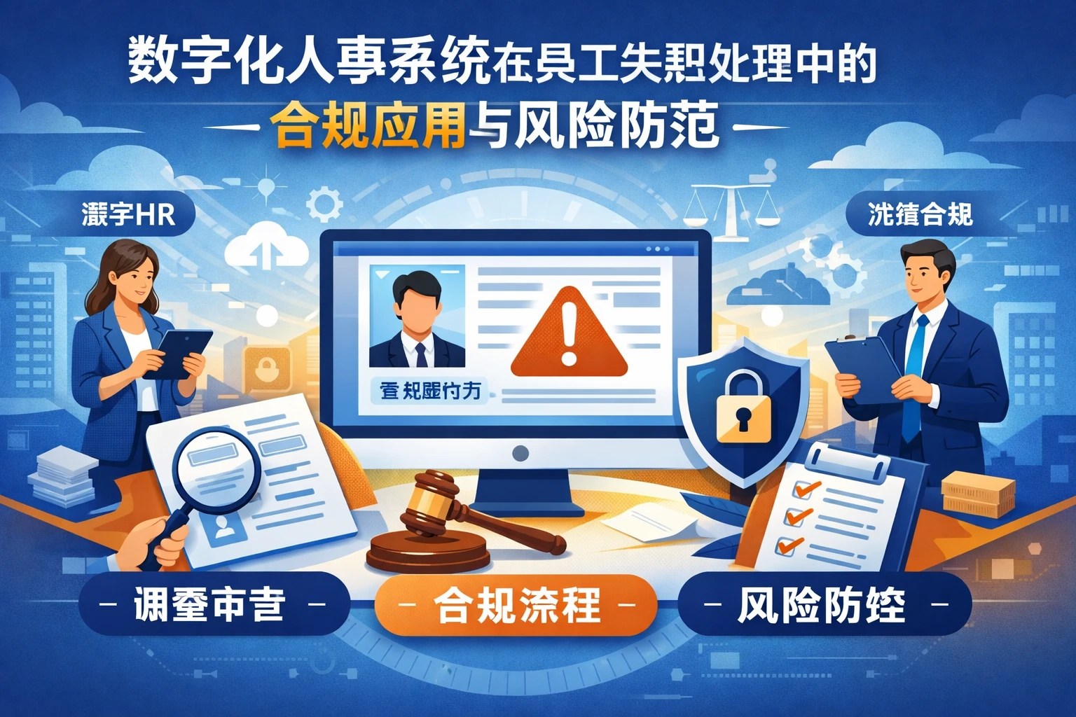 数字化人事系统在员工失职处理中的合规应用与风险防范